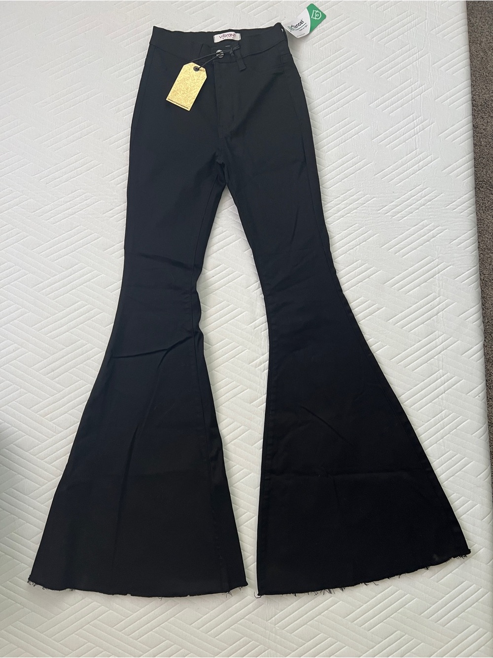 Black High-Waist Extra-Flare Pants